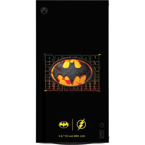 DC Comics The Flash Movie: Batman Bloody Logo XBox Series X Digital Edition Console Skin